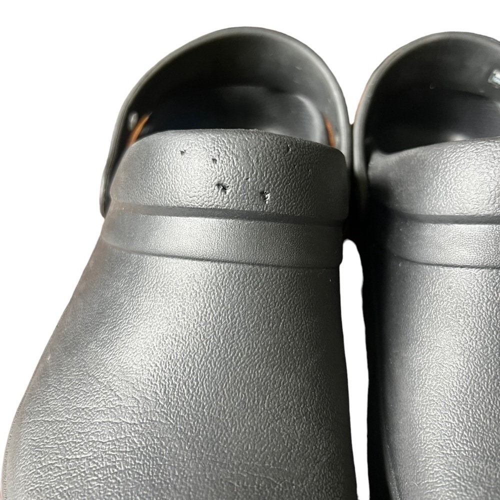 Crocs Unisex-Adult Bistro Clogs. Black. Size Women’s 7/ Men’s 5 - Picture 6 of 11
